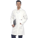 Portwest C851 White Standard Cotton Coat 305g