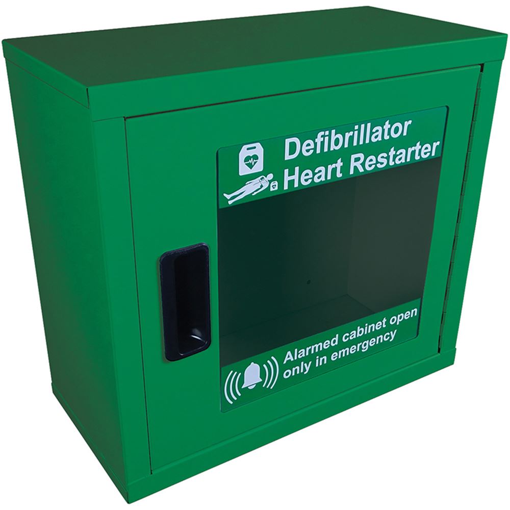 Universal Indoor Defibrillator Cabinet with Alarm