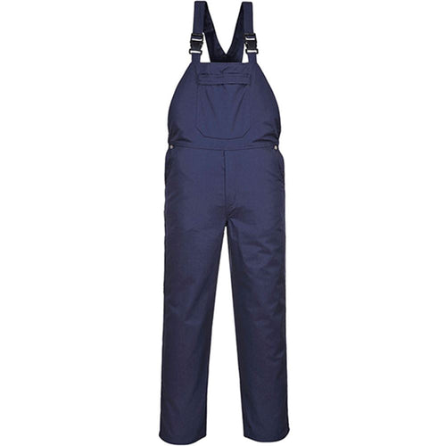 Portwest C875 Navy Burnley Polycotton Bib & Brace Overalls 245g
