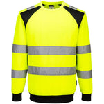 Portwest CD805 WX2 Yellow Eco Friendly Hi Vis Sweatshirt
