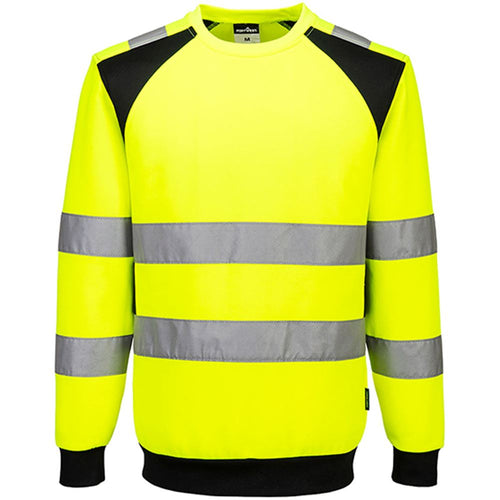 Portwest CD805 WX2 Yellow Eco Friendly Hi Vis Sweatshirt