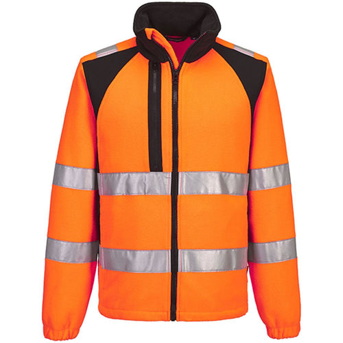 Portwest CD807 WX2 Orange Eco Friendly Hi Vis Fleece Jacket