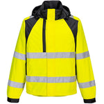 Portwest CD860 WX2 Yellow Eco Friendly Waterproof Hi Vis Rain Jacket