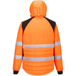 Portwest CD863 WX2 Orange Eco Friendly Hybrid Padded Hi Vis Baffle Jacket