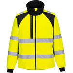 Portwest CD875 WX2 Yellow Eco Friendly Hi Vis Softshell Jacket (2L)