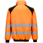Portwest CD898 WX2 Orange Fleece Lined 2 in 1 Hi Vis Pilot Jacket