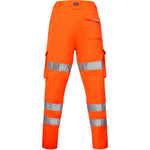 Leo Workwear Pennymoor Orange EcoViz Polycotton Women's Hi Vis Cargo Trouser