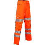 Leo Workwear Pennymoor Orange EcoViz Polycotton Women's Hi Vis Cargo Trouser
