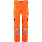 Leo Workwear Winswell EcoViz Women's Orange Stretch Hi Vis Cargo Trouser
