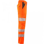 Leo Workwear Winswell EcoViz Women's Orange Stretch Hi Vis Cargo Trouser