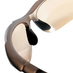 Bolle Contour CONTPSF Smoke Safety Sunglasses with Microfibre Pouch - Anti Scratch & Anti Fog Platinum Lens
