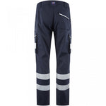 Leo Workwear Winsford EcoViz Women's Navy Stretch Hi Vis Cargo Trouser