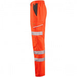 Leo Workwear Winsford EcoViz Women's Orange Stretch Hi Vis Cargo Trouser