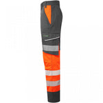 Leo Workwear Winsford EcoViz Women's Orange Stretch Hi Vis Cargo Trouser