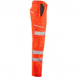 Leo Workwear Winsford EcoViz Women's Orange Stretch Hi Vis Cargo Trouser