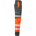 Leo Workwear Winsford EcoViz Women's Orange Stretch Hi Vis Cargo Trouser