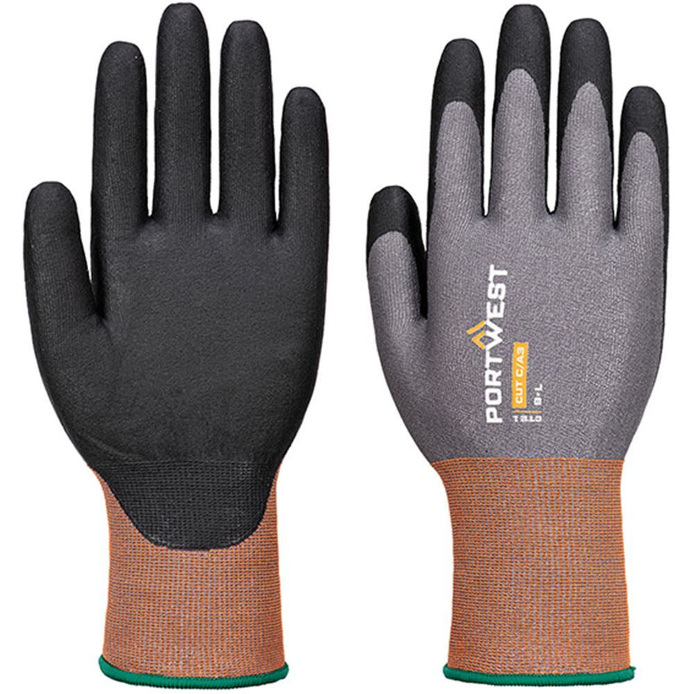 Portwest CT21 CT DyUltra Cut C Nitrile Glove with Nitrile Micro Foam - 21g