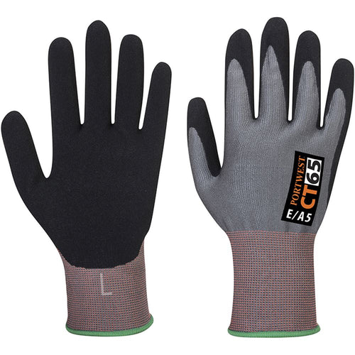 Portwest CT65 Cut E Nitrile Cut Gloves with Nitrile Foam Palm - 15g
