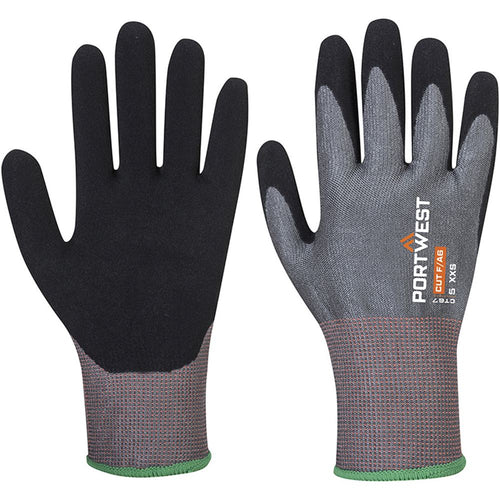 Portwest CT67 Cut F Nitrile Cut Gloves with Nitrile Foam Palm - 13 gauge