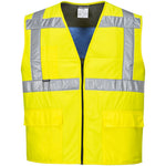 Portwest CV02 Yellow Mesh Lined Hi Vis Cooling Vest