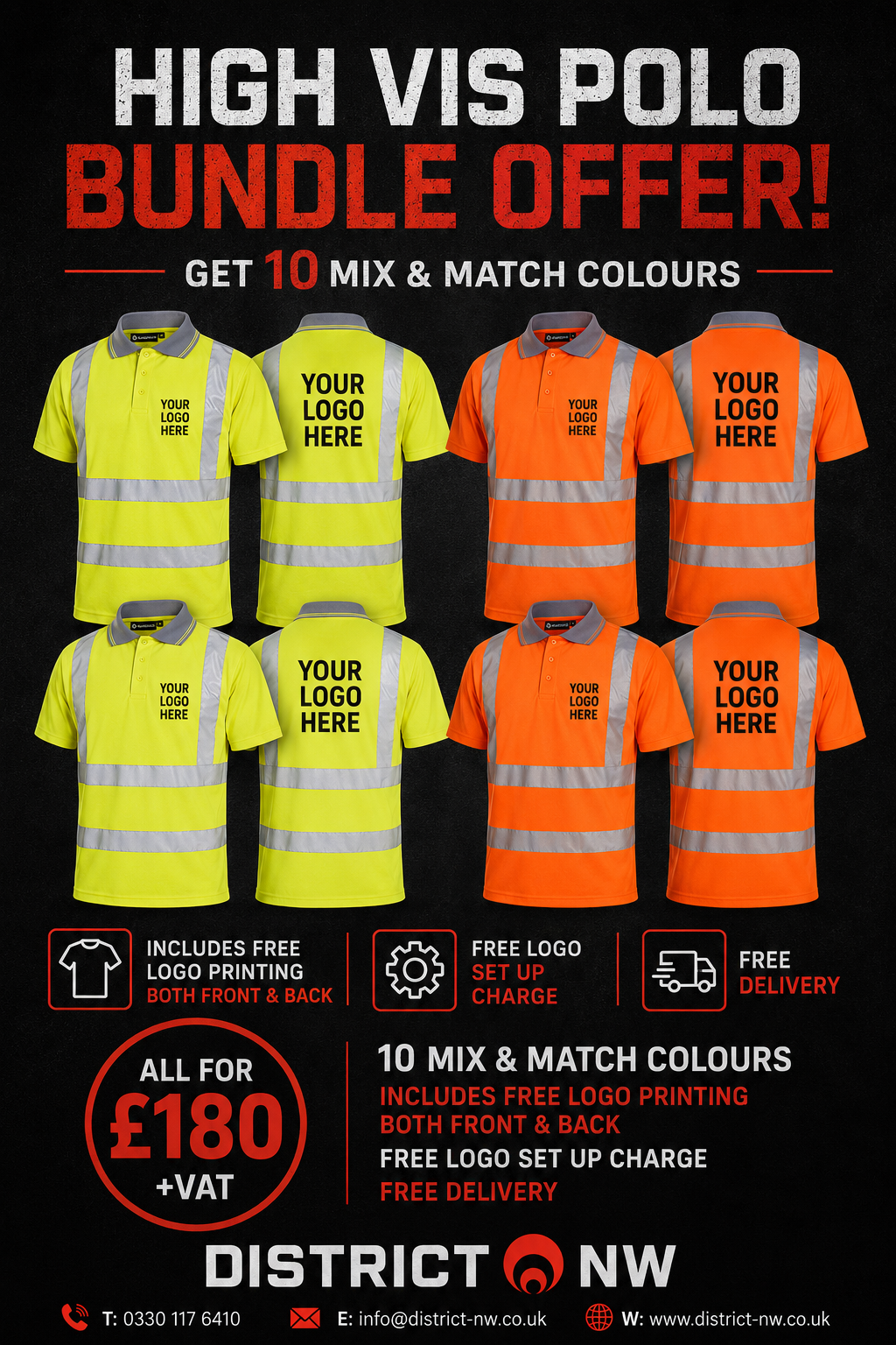 Hi Vis Polo Bundle