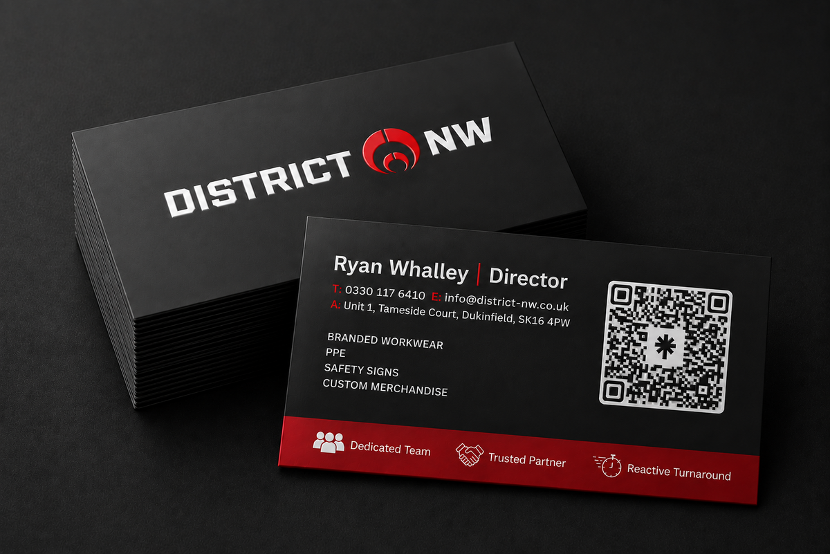 Double Sided (Square Corners) - 350gsm Uncoated