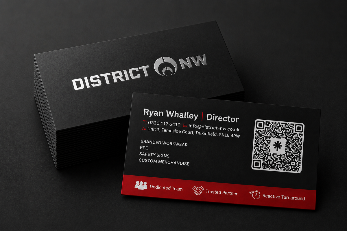 Double Sided (Square Corners) - 450gsm Silk Soft-Touch Lamination Double Sided (Single Sided Silver Foil)