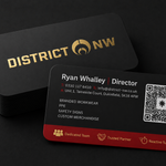 Double Sided (Rounded Corners) - 450gsm Silk Soft-Touch Lamination (Single Sided Gold)