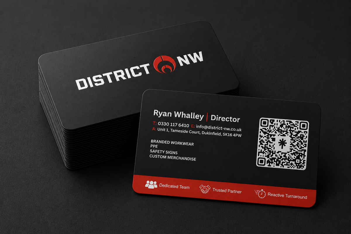 Double Sided (Rounded Corners) - 450gsm Silk Matt Lamination (Single Sided UV High Build)