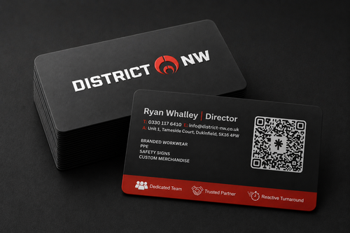 Double Sided (Rounded Corners) - 450gsm Silk Soft-Touch Lamination Double Sided (Single Side UV Build)