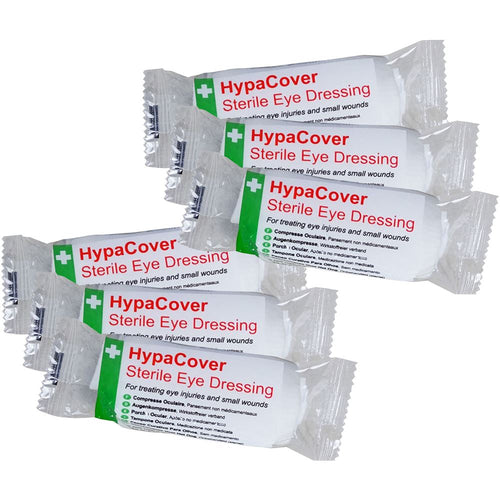 HypaCover Sterile Eye Pad Dressing with Bandage (Pack of 6)