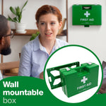 Deluxe BS8599-1 Workplace First Aid Kit with Wall Mounted Bracket