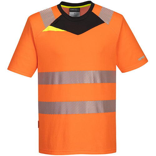 Portwest DX413 DX4 Orange Stretch Hi Vis T-Shirt