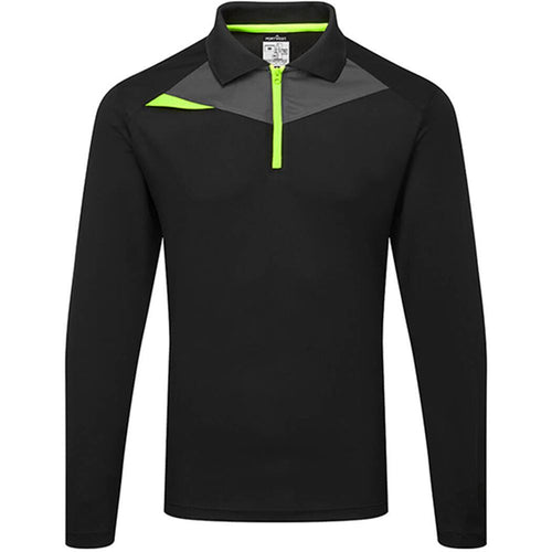 Portwest DX414 DX4 Black Long Sleeve Polo Shirt 150g