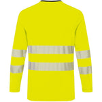 Portwest DX416 DX4 Yellow Long Sleeved Hi Vis T-Shirt