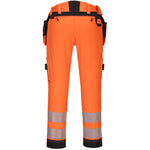 Portwest DX442 DX4 Orange/Black Stretch Hi Vis Detachable Holster Pocket Trouser