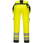 Portwest DX442 DX4 Yellow/Black Stretch Hi Vis Detachable Holster Pocket Trouser