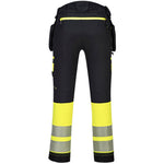 Portwest DX445 DX4 Yellow/Black Class 1 Stretch Hi Vis Detachable Holster Trouser