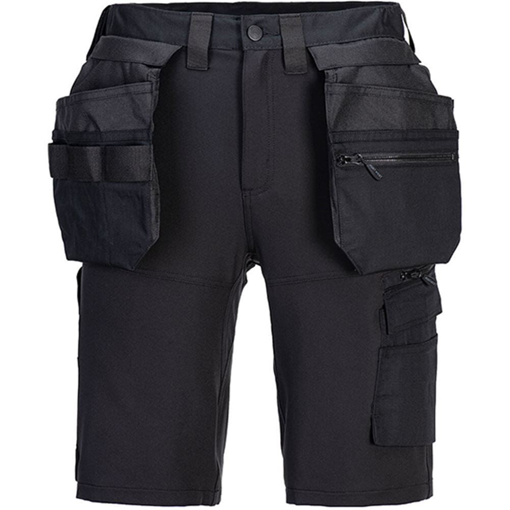 Portwest DX451 DX4 Black Craft Stretch Holster Shorts 270g