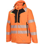 Portwest DX461 DX4 Orange/Black Stretch Padded Lined Waterproof Hi Vis Winter Jacket