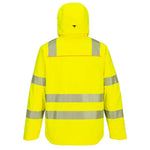 Portwest DX462 DX4 Yellow Stretch Waterproof Breathable Hi Vis Shell Rain Jacket