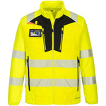 Portwest DX473 DX4 Yellow/Black Hi Vis Hybrid Baffle Jacket
