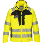 Portwest DX475 DX4 Yellow/Black Mesh Lined Hi Vis Softshell (3L)