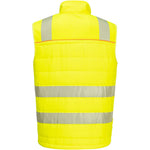 Portwest DX479 DX4 Yellow Mesh Lined Padded Hi Vis Softshell Bodywarmer