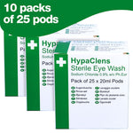 HypaClens Eye Wash Pods 20ml Sterile Saline (Pack 25)