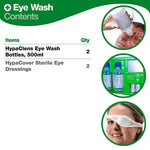 Eye Wash Station (2 x 500ml Eye Wash & 2 x Eye Pads)