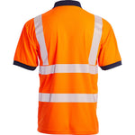 Blackrock Rail Orange GRS Sustainable Eco Hi Vis Polo Shirt