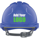 JSP EVO2 Custom Printed Safety Helmet - Vented Slip Ratchet Mid Peak