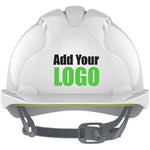 JSP EVO2 Custom Printed Safety Helmet - Vented Slip Ratchet Mid Peak
