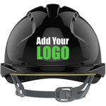 JSP EVO3 Custom Printed Safety Helmet - Vented Slip Ratchet Mid Peak